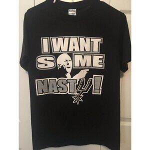 Spurs I‎ Want Some Nasty Men’s Sz S T-Shirt Coach Pop
